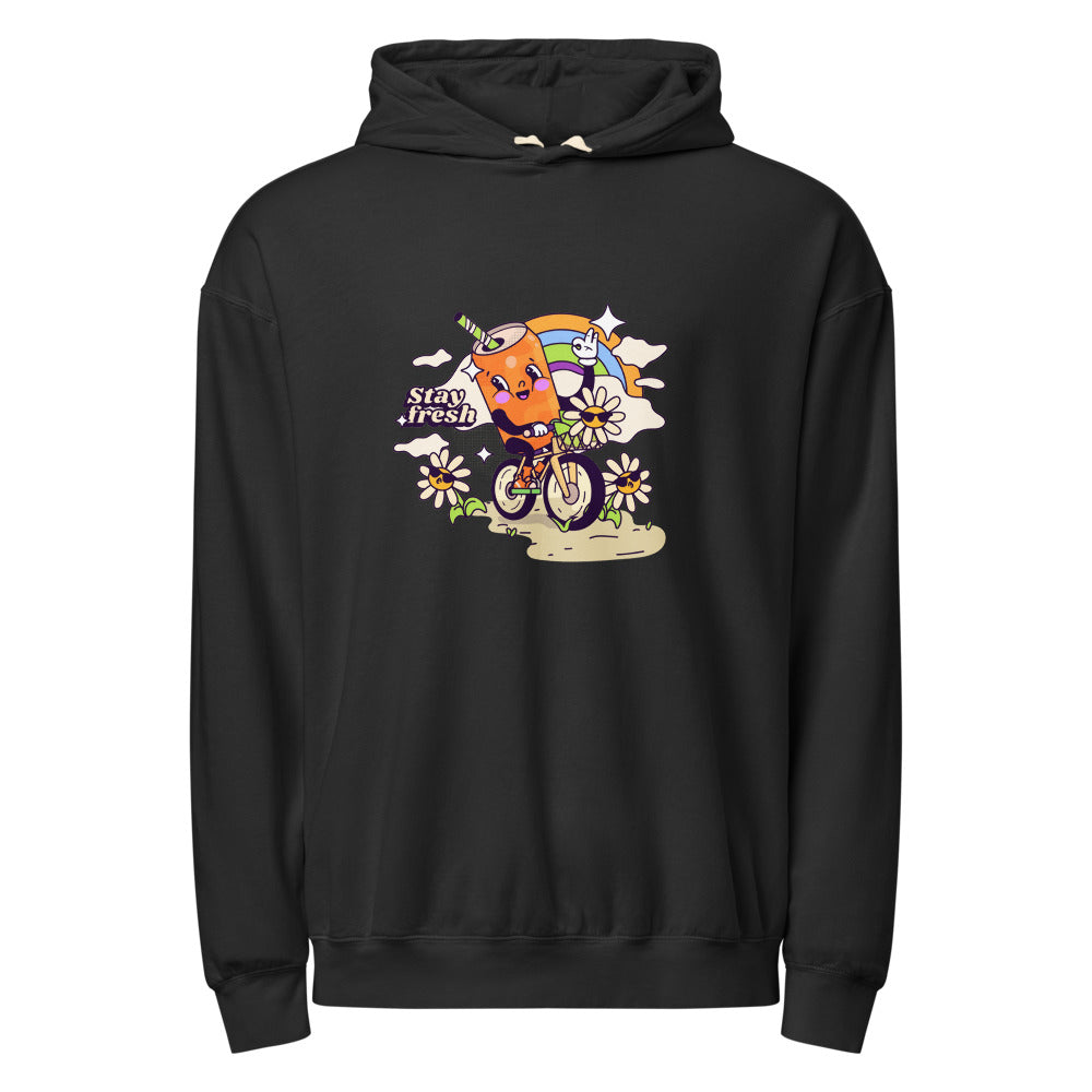 Stay fresh | Unisex Garment-Dyed Lightweight Fleece Hooded Sweatshirt I Comfort Colors 1467