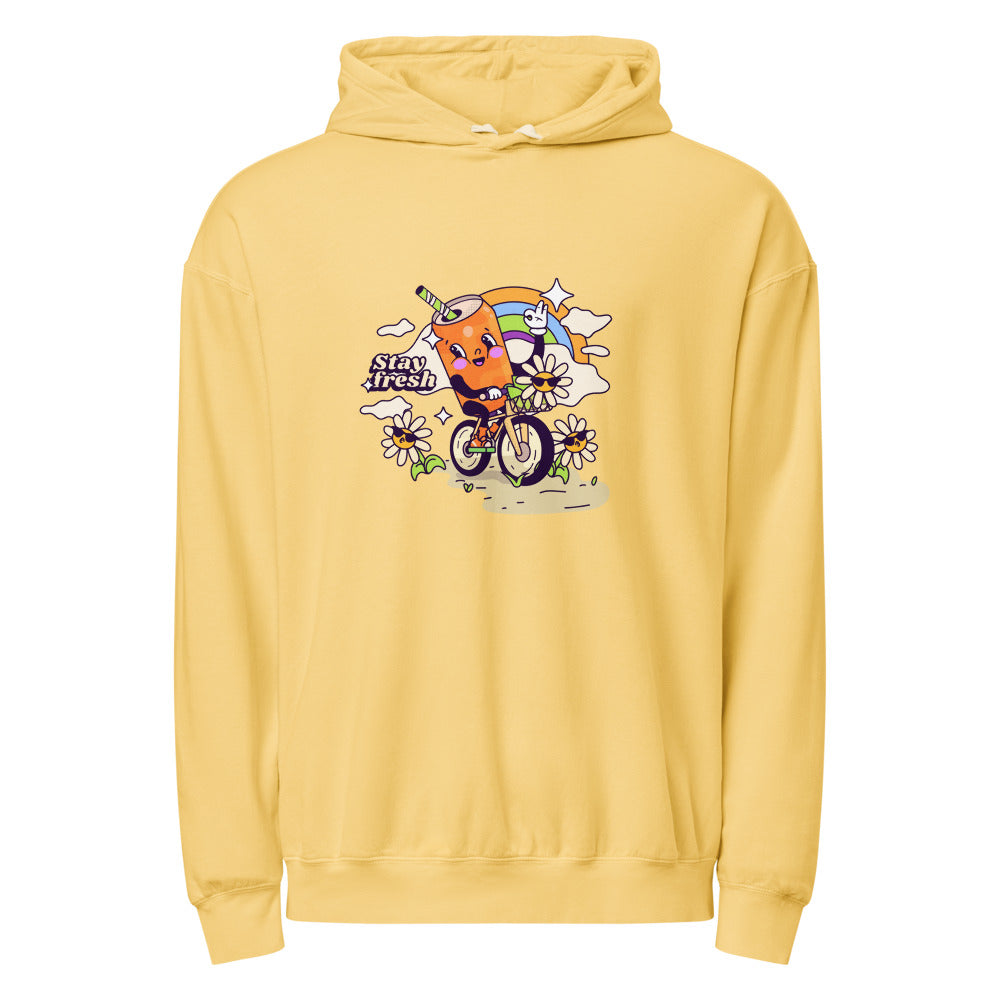 Stay fresh | Unisex Garment-Dyed Lightweight Fleece Hooded Sweatshirt I Comfort Colors 1467