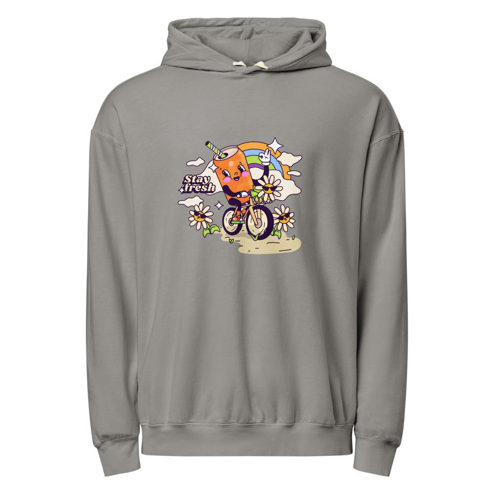 Stay fresh | Unisex Garment-Dyed Lightweight Fleece Hooded Sweatshirt I Comfort Colors 1467