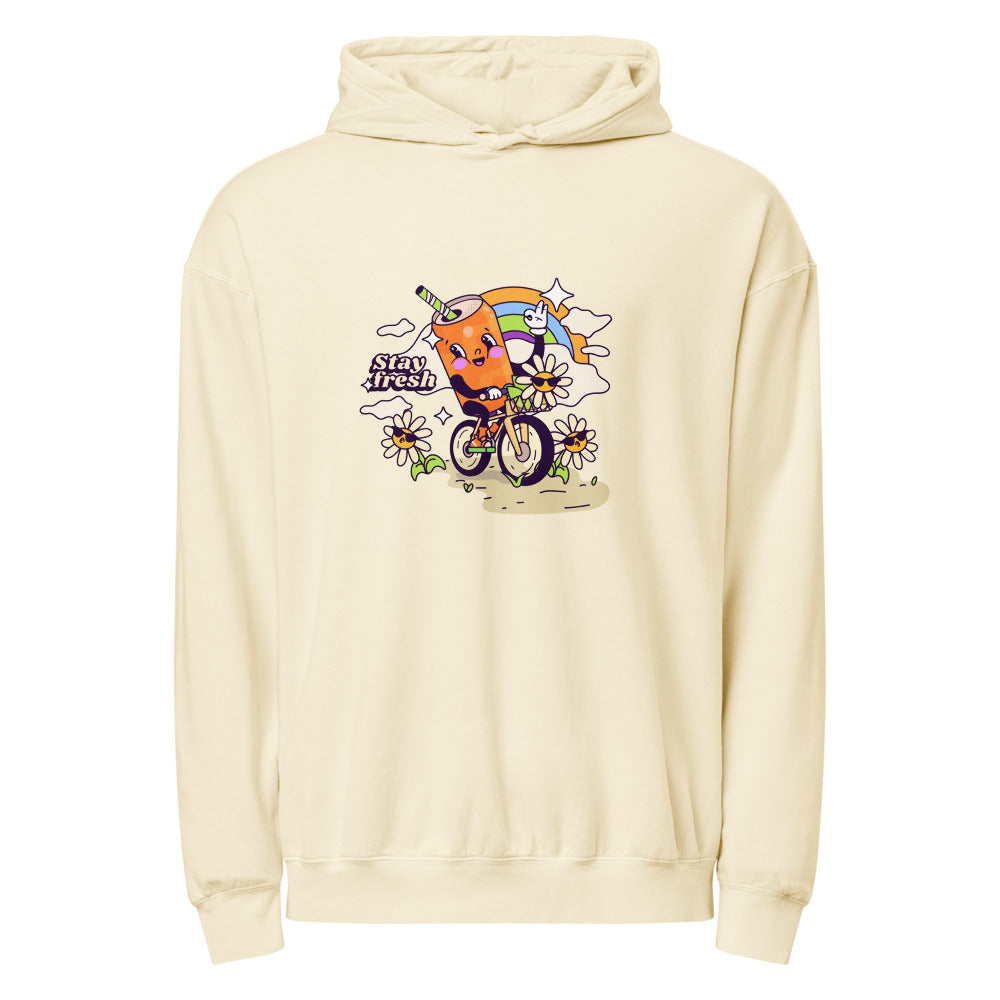 Stay fresh | Unisex Garment-Dyed Lightweight Fleece Hooded Sweatshirt I Comfort Colors 1467
