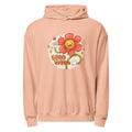 Good vides | Unisex Garment-Dyed Lightweight Fleece Hooded Sweatshirt I Comfort Colors 1467