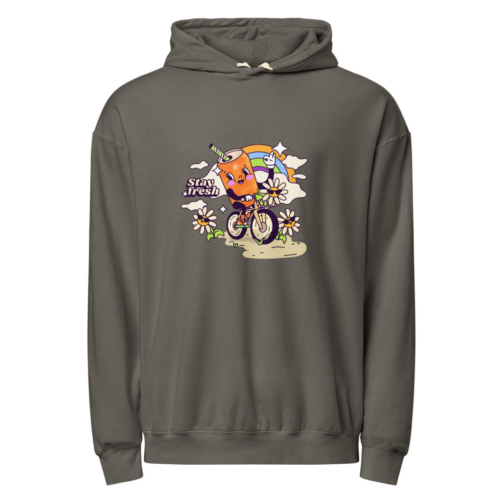 Stay fresh | Unisex Garment-Dyed Lightweight Fleece Hooded Sweatshirt I Comfort Colors 1467