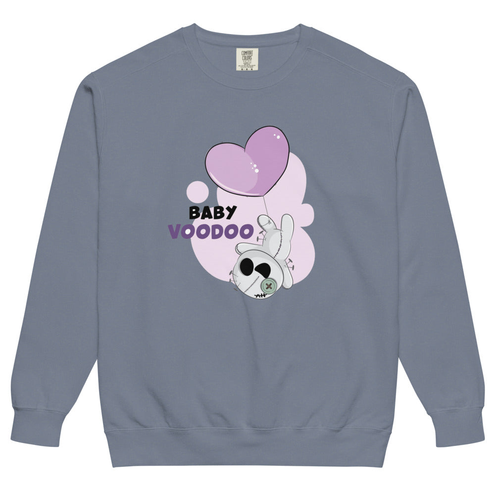Ted heart - Baby voodoo | Unisex Garment-Dyed Sweatshirt | Comfort Colors 1566
