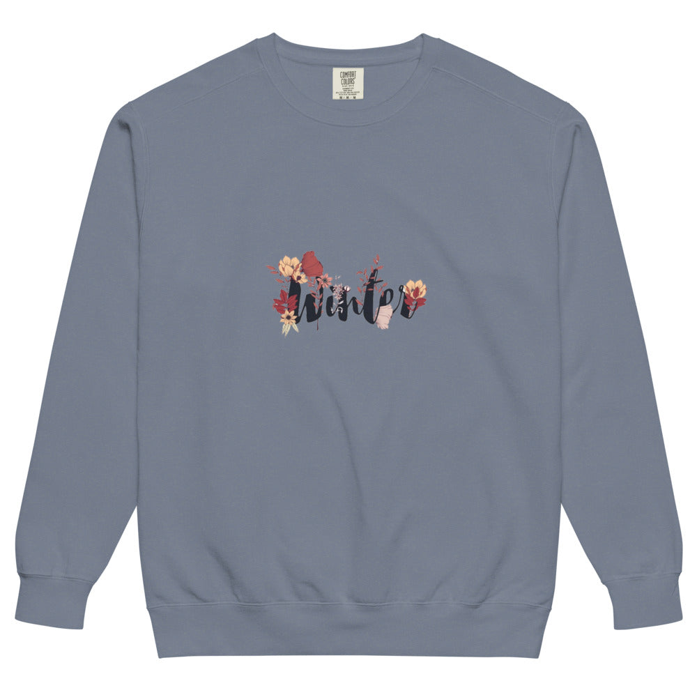 Winter | Unisex Garment-Dyed Sweatshirt | Comfort Colors 1566