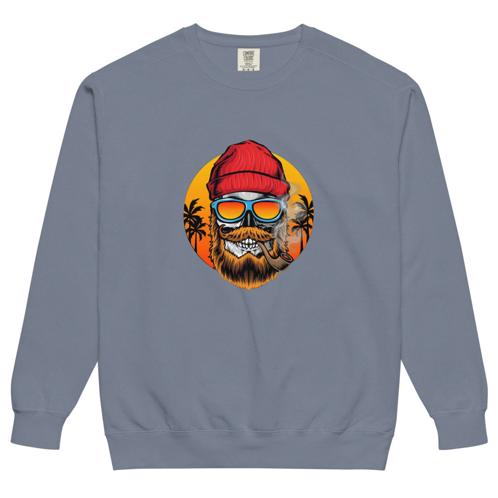 Bearded man | Unisex Garment-Dyed Sweatshirt | Comfort Colors 1566