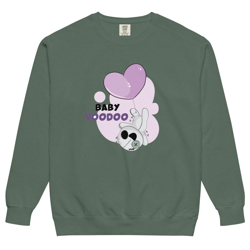 Ted heart - Baby voodoo | Unisex Garment-Dyed Sweatshirt | Comfort Colors 1566