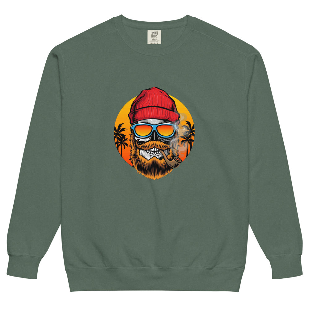 Bearded man | Unisex Garment-Dyed Sweatshirt | Comfort Colors 1566