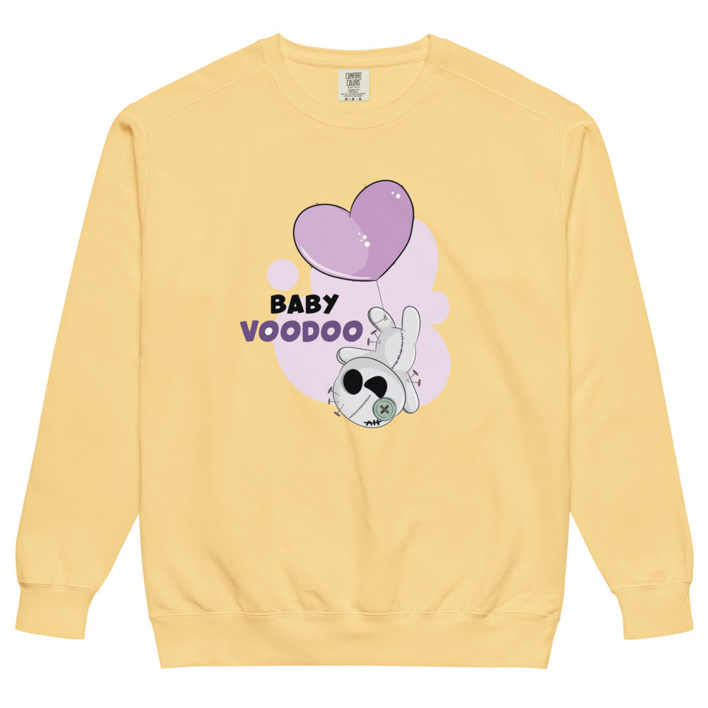 Ted heart - Baby voodoo | Unisex Garment-Dyed Sweatshirt | Comfort Colors 1566