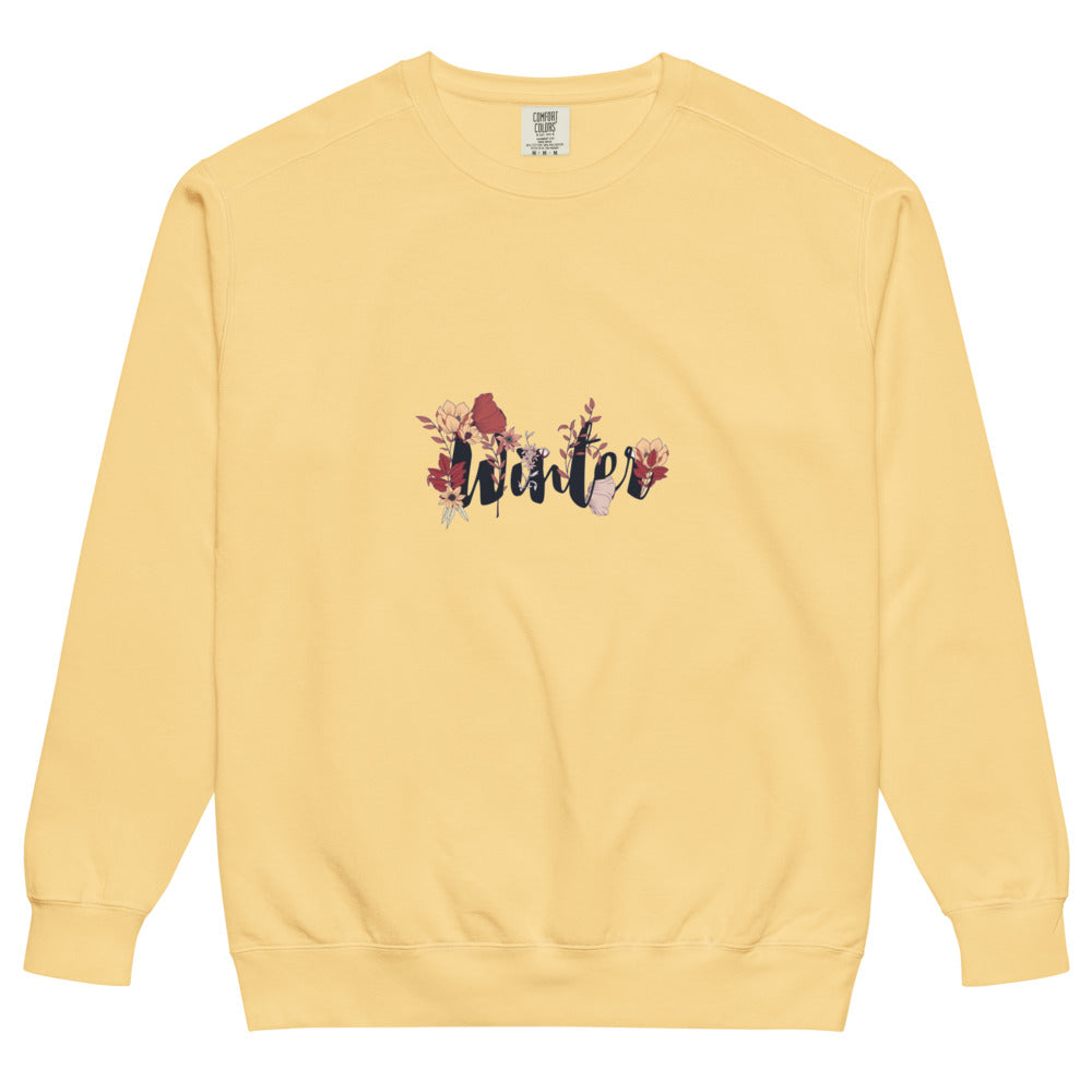 Winter | Unisex Garment-Dyed Sweatshirt | Comfort Colors 1566