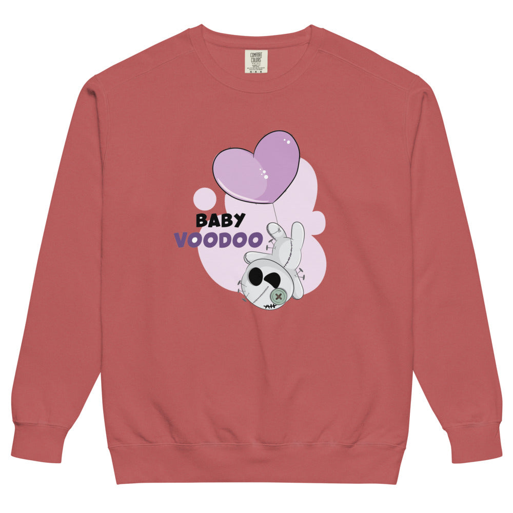 Ted heart - Baby voodoo | Unisex Garment-Dyed Sweatshirt | Comfort Colors 1566