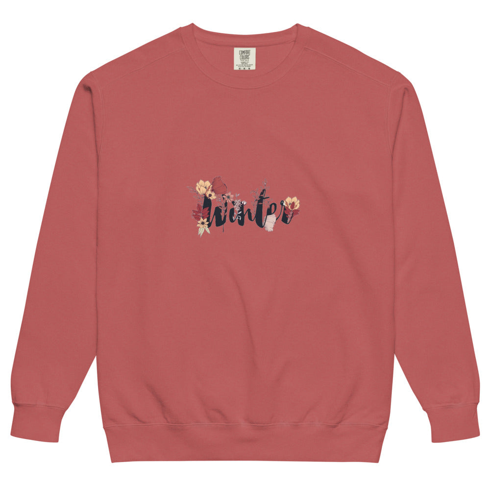 Winter | Unisex Garment-Dyed Sweatshirt | Comfort Colors 1566