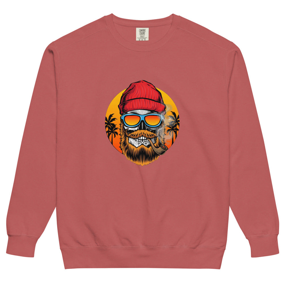 Bearded man | Unisex Garment-Dyed Sweatshirt | Comfort Colors 1566