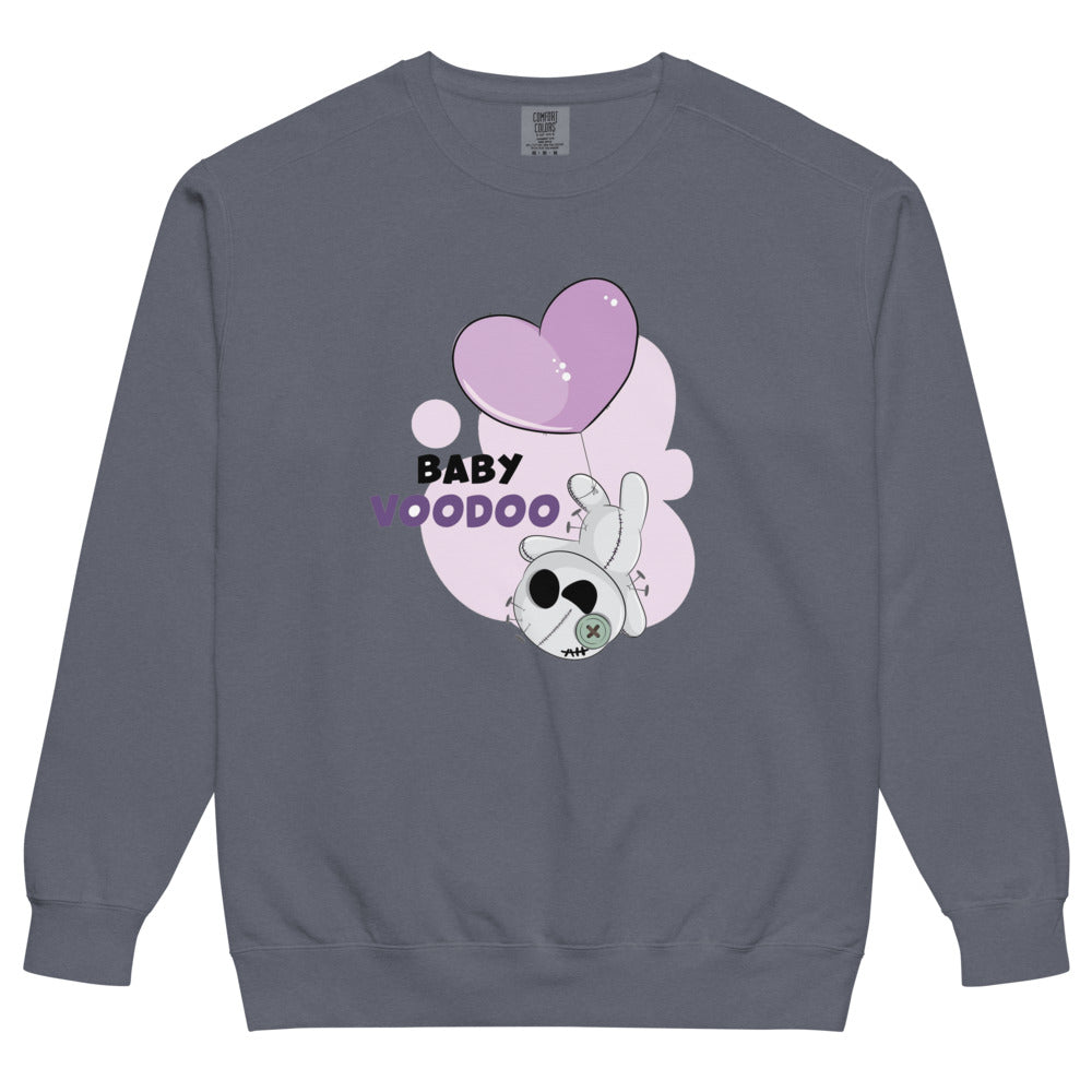 Ted heart - Baby voodoo | Unisex Garment-Dyed Sweatshirt | Comfort Colors 1566