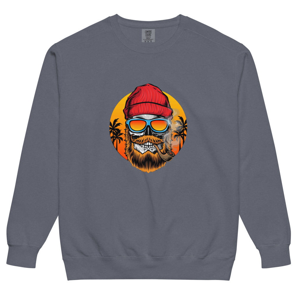 Bearded man | Unisex Garment-Dyed Sweatshirt | Comfort Colors 1566
