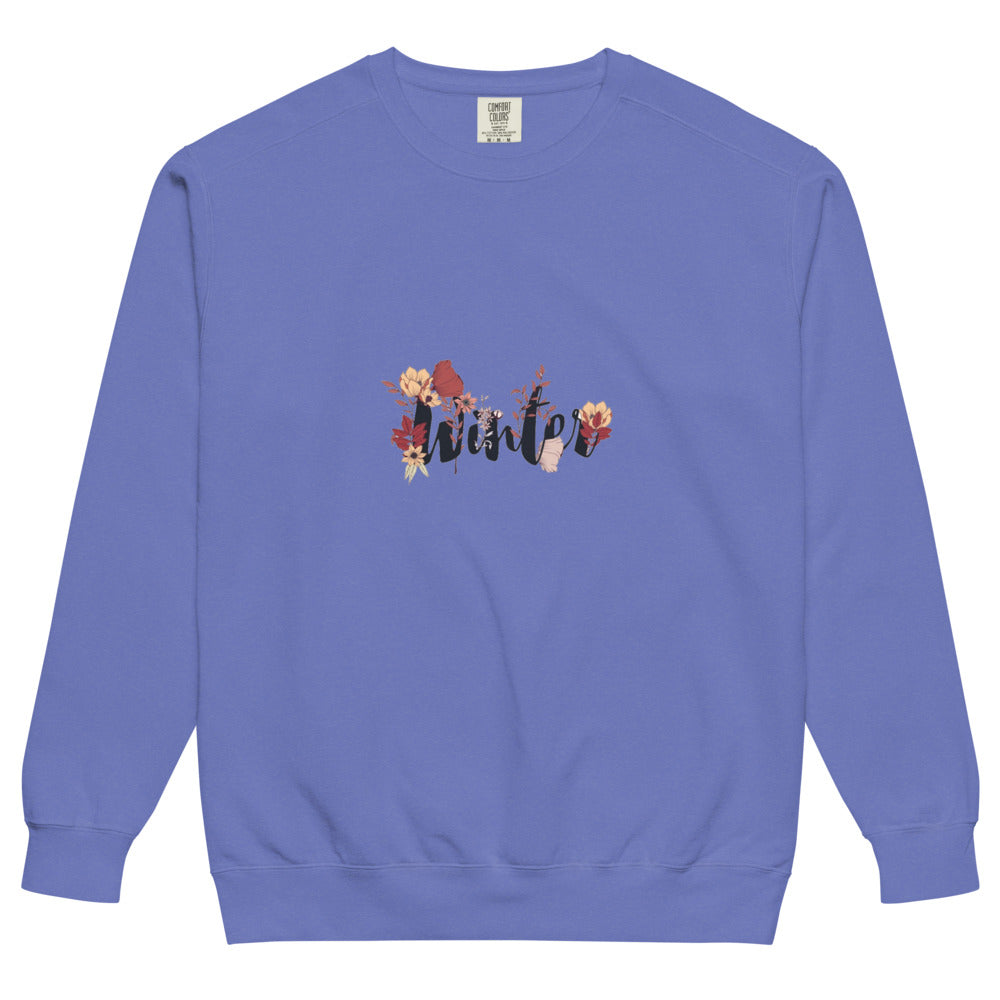 Winter | Unisex Garment-Dyed Sweatshirt | Comfort Colors 1566