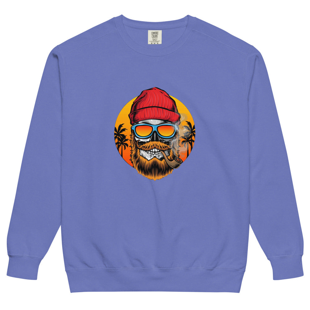 Bearded man | Unisex Garment-Dyed Sweatshirt | Comfort Colors 1566