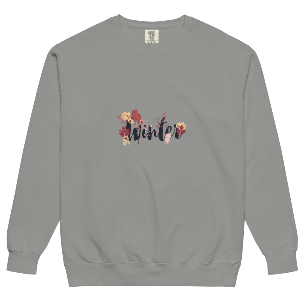 Winter | Unisex Garment-Dyed Sweatshirt | Comfort Colors 1566