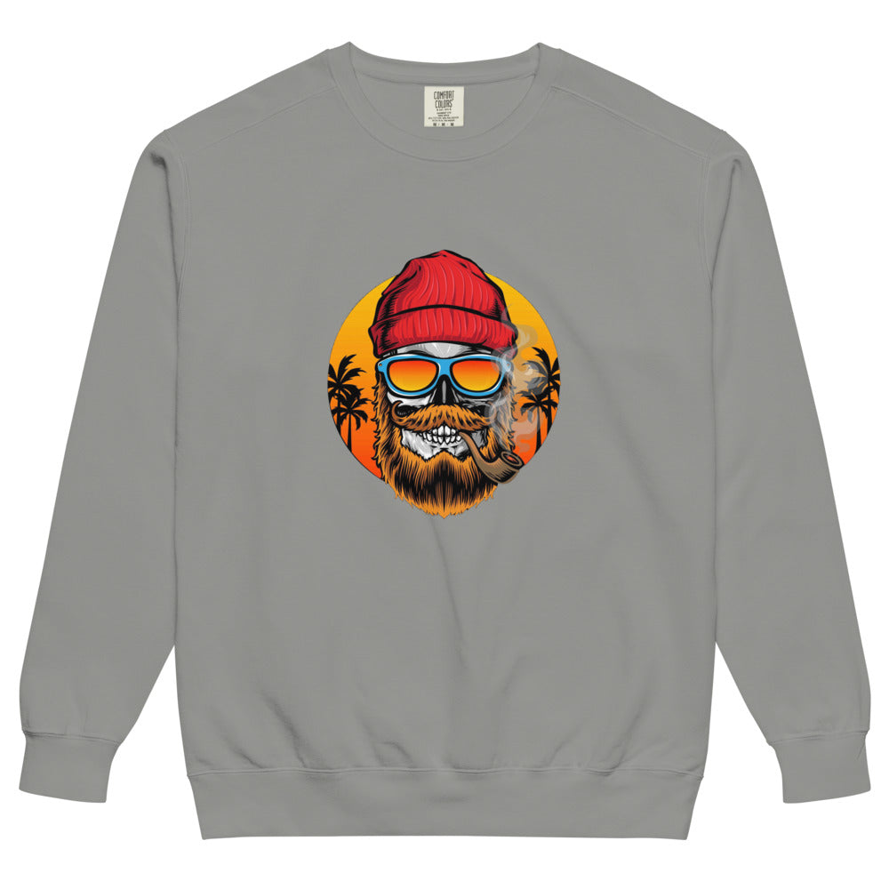 Bearded man | Unisex Garment-Dyed Sweatshirt | Comfort Colors 1566