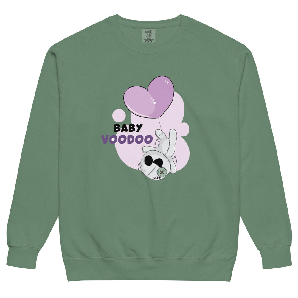 Ted heart - Baby voodoo | Unisex Garment-Dyed Sweatshirt | Comfort Colors 1566