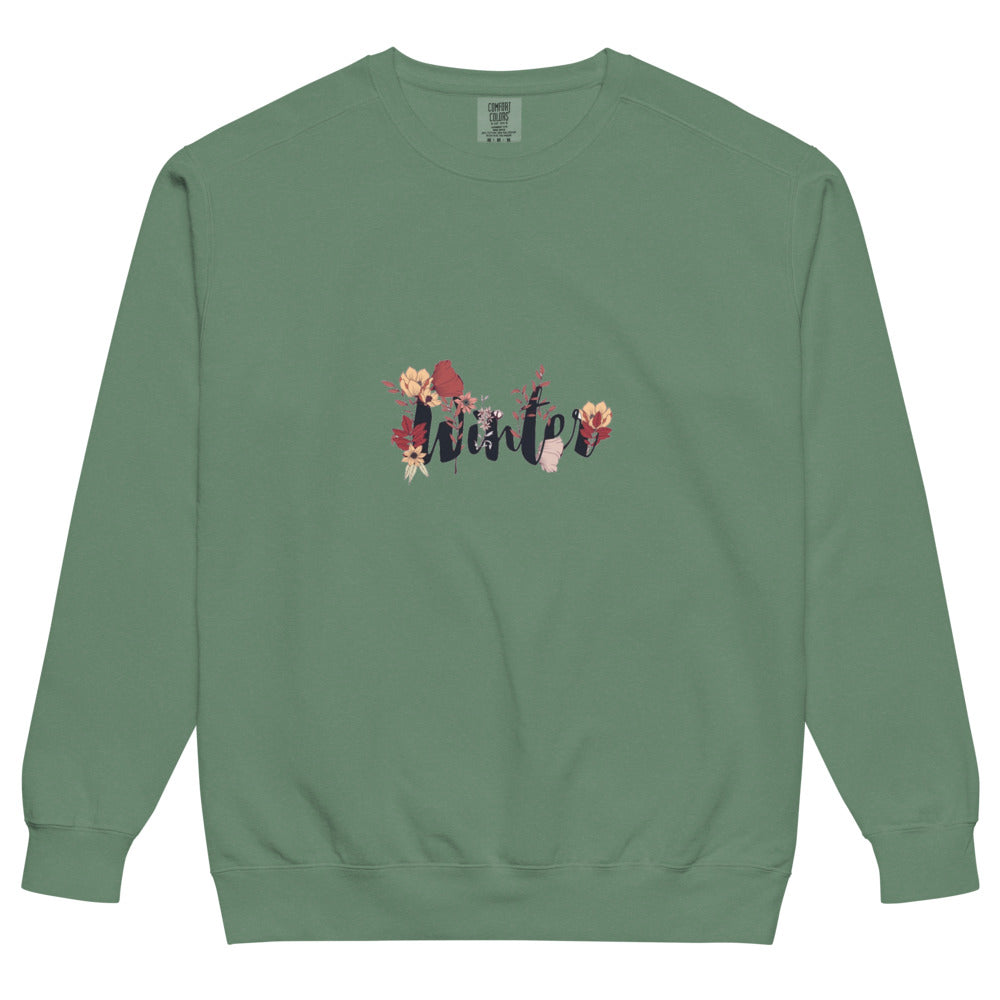 Winter | Unisex Garment-Dyed Sweatshirt | Comfort Colors 1566