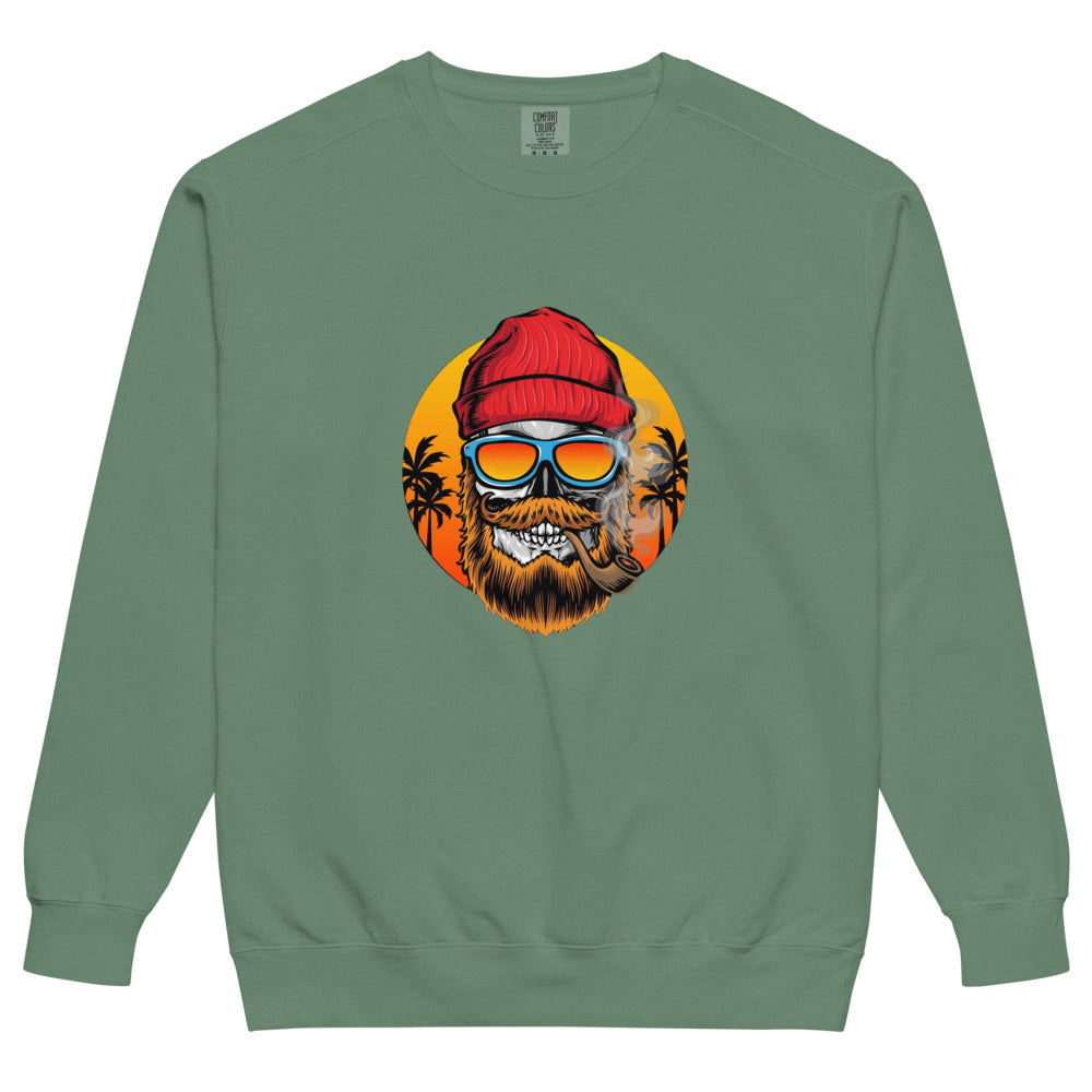 Bearded man | Unisex Garment-Dyed Sweatshirt | Comfort Colors 1566