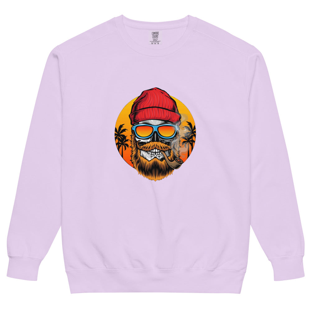 Bearded man | Unisex Garment-Dyed Sweatshirt | Comfort Colors 1566