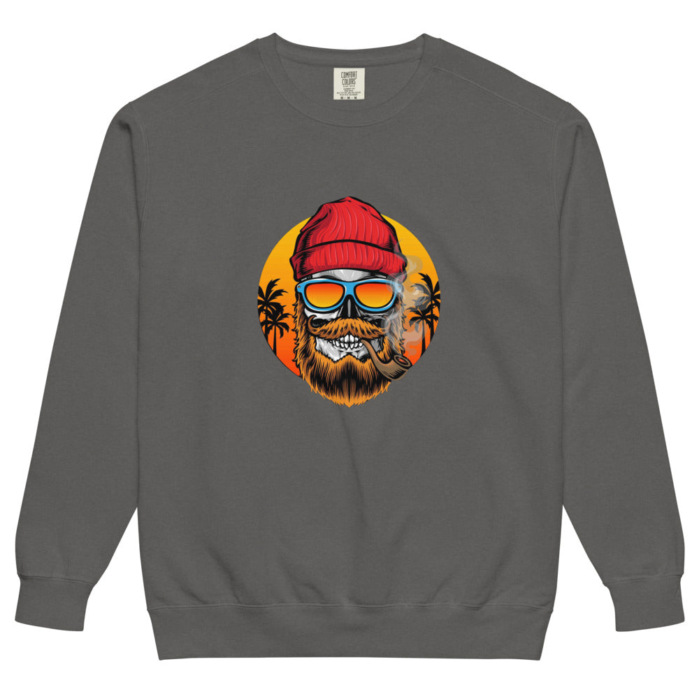 Bearded man | Unisex Garment-Dyed Sweatshirt | Comfort Colors 1566