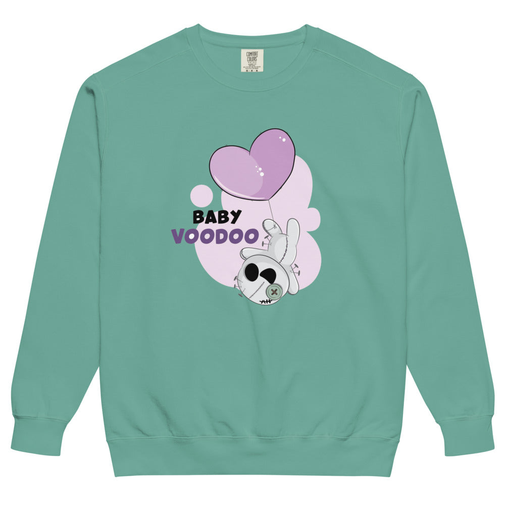 Ted heart - Baby voodoo | Unisex Garment-Dyed Sweatshirt | Comfort Colors 1566