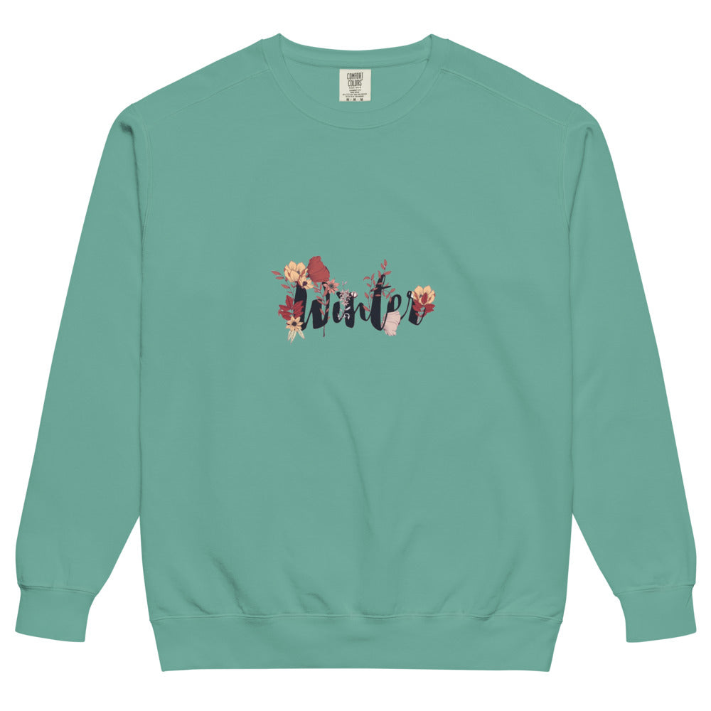 Winter | Unisex Garment-Dyed Sweatshirt | Comfort Colors 1566