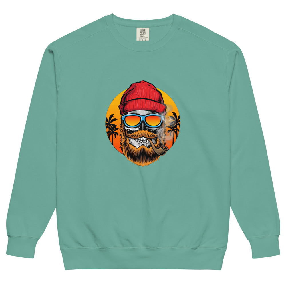 Bearded man | Unisex Garment-Dyed Sweatshirt | Comfort Colors 1566