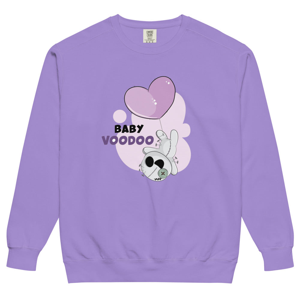 Ted heart - Baby voodoo | Unisex Garment-Dyed Sweatshirt | Comfort Colors 1566