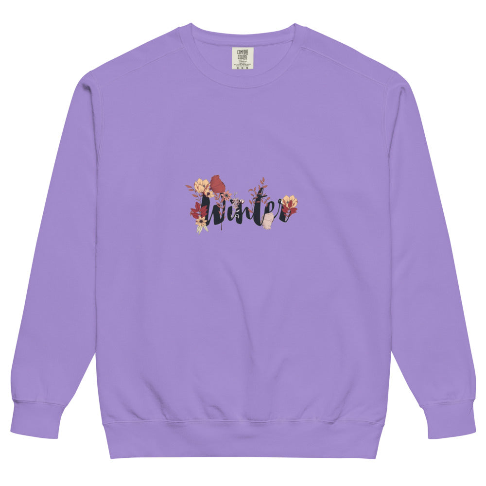 Winter | Unisex Garment-Dyed Sweatshirt | Comfort Colors 1566