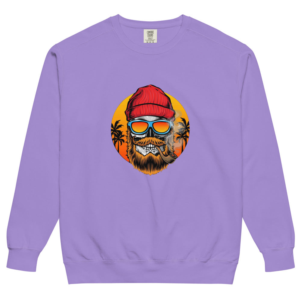 Bearded man | Unisex Garment-Dyed Sweatshirt | Comfort Colors 1566