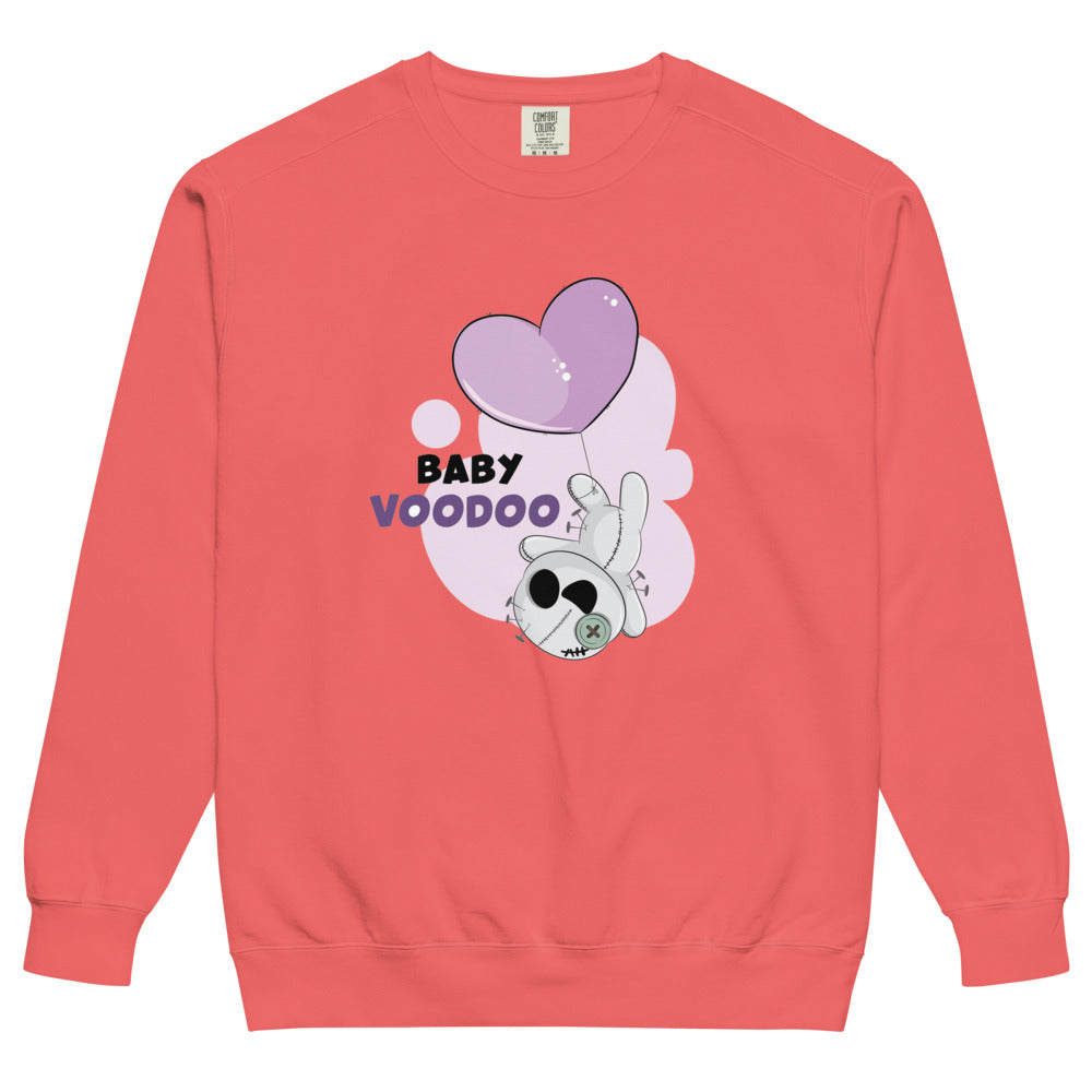 Ted heart - Baby voodoo | Unisex Garment-Dyed Sweatshirt | Comfort Colors 1566