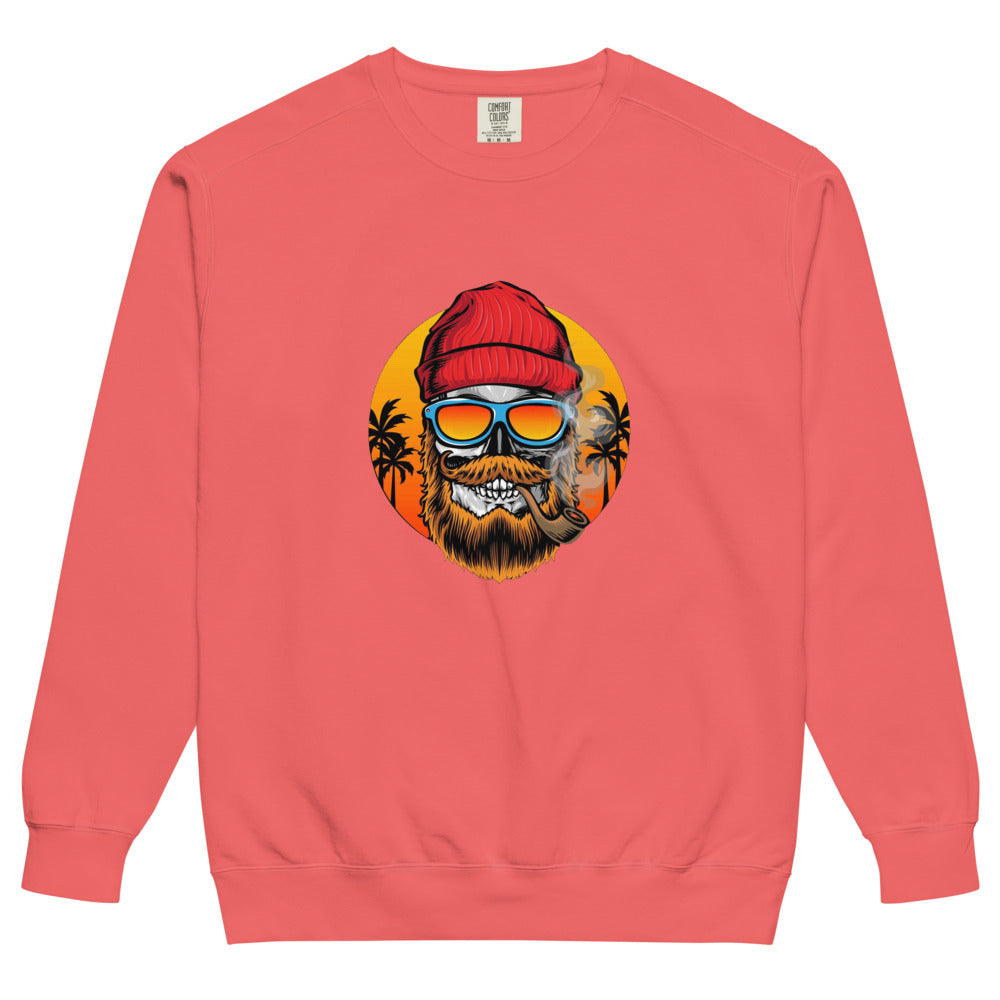 Bearded man | Unisex Garment-Dyed Sweatshirt | Comfort Colors 1566
