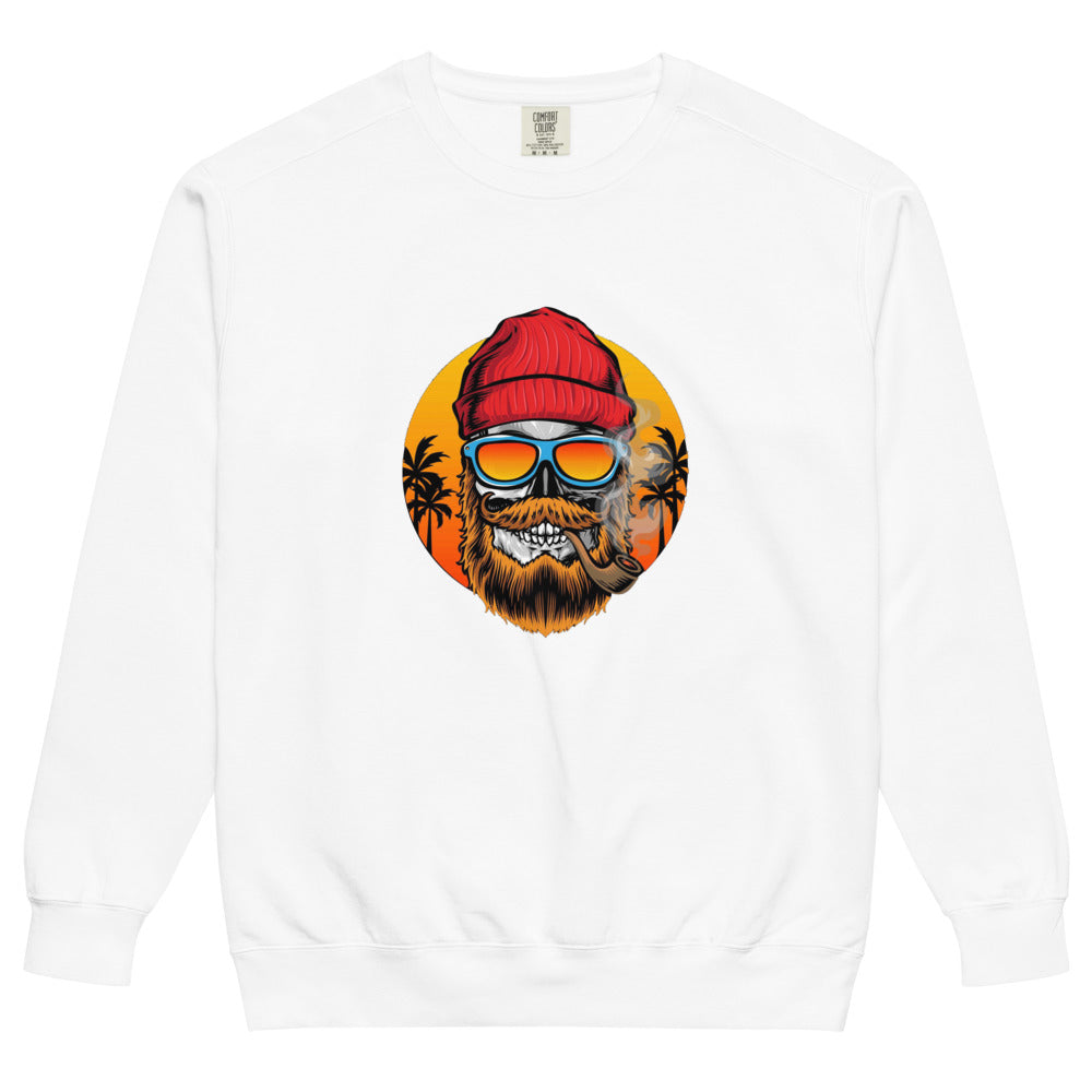 Bearded man | Unisex Garment-Dyed Sweatshirt | Comfort Colors 1566