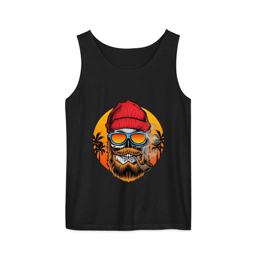 Bearded man | Unisex Garment-Dyed Tank Top | Comfort Colors 9360
