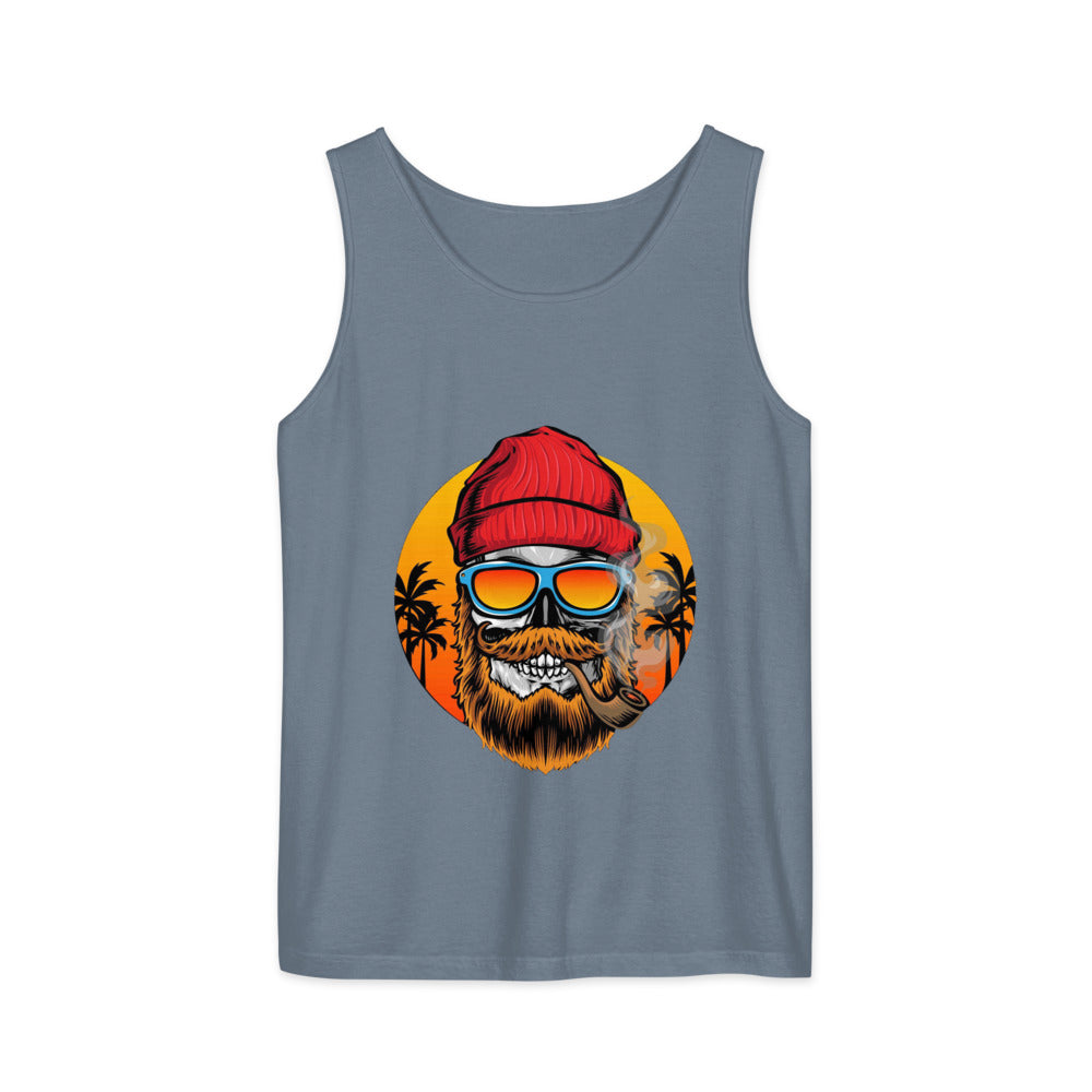 Bearded man | Unisex Garment-Dyed Tank Top | Comfort Colors 9360