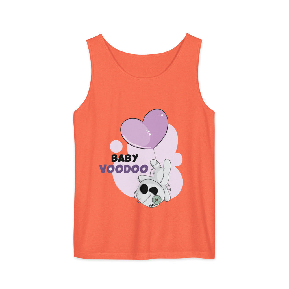 Ted heart - Baby voodoo | Unisex Garment-Dyed Tank Top | Comfort Colors 9360