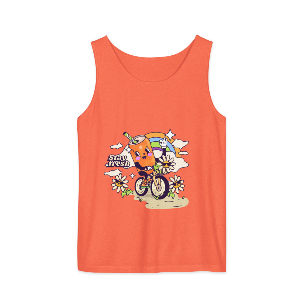 Stay fresh | Unisex Garment-Dyed Tank Top | Comfort Colors 9360