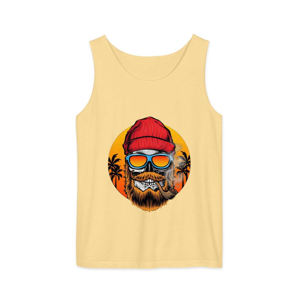 Bearded man | Unisex Garment-Dyed Tank Top | Comfort Colors 9360