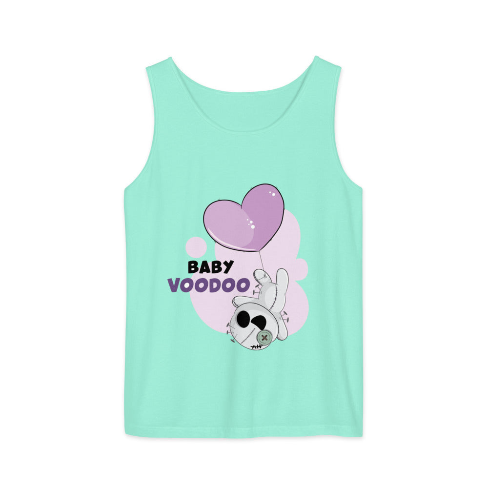 Ted heart - Baby voodoo | Unisex Garment-Dyed Tank Top | Comfort Colors 9360