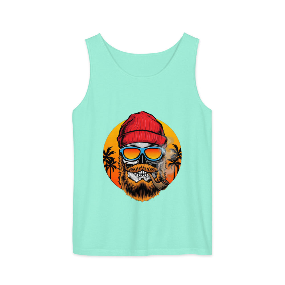 Bearded man | Unisex Garment-Dyed Tank Top | Comfort Colors 9360