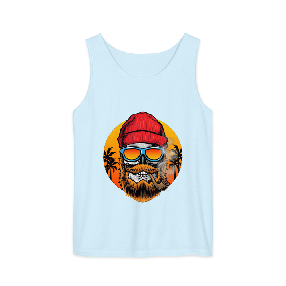 Bearded man | Unisex Garment-Dyed Tank Top | Comfort Colors 9360