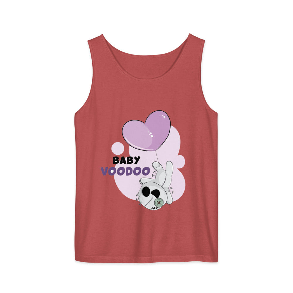 Ted heart - Baby voodoo | Unisex Garment-Dyed Tank Top | Comfort Colors 9360