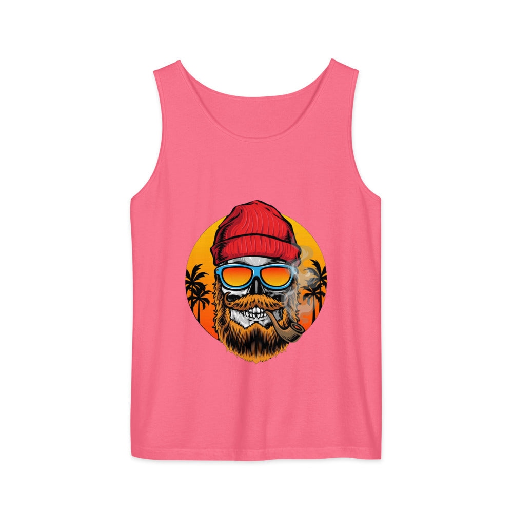 Bearded man | Unisex Garment-Dyed Tank Top | Comfort Colors 9360