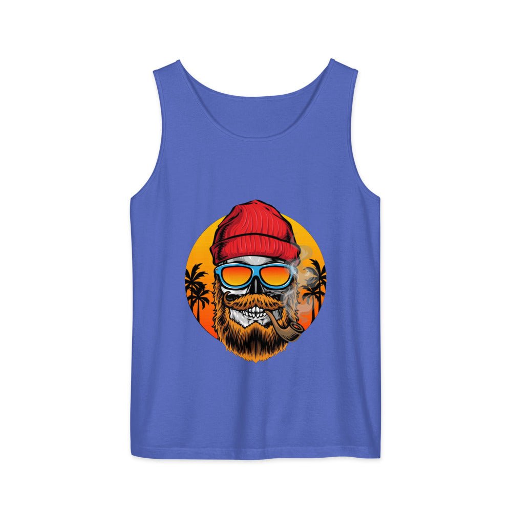 Bearded man | Unisex Garment-Dyed Tank Top | Comfort Colors 9360