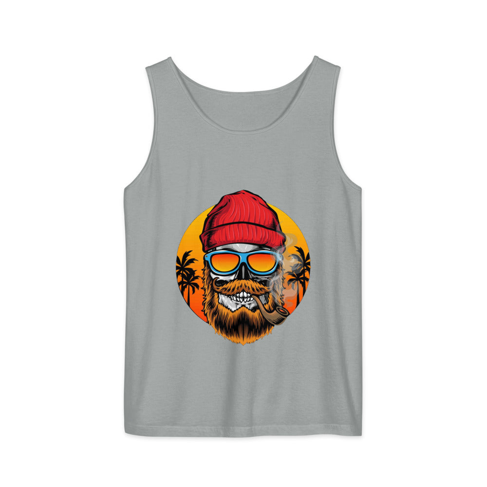 Bearded man | Unisex Garment-Dyed Tank Top | Comfort Colors 9360