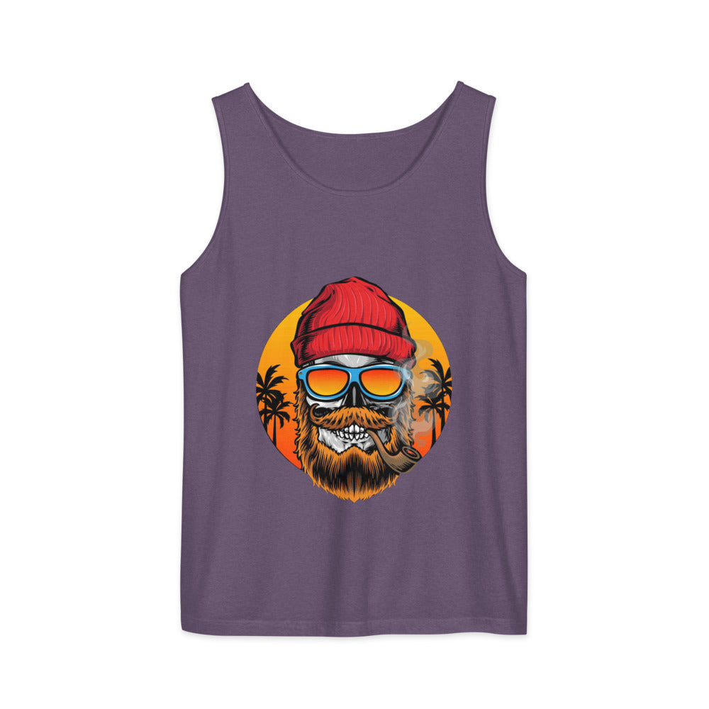 Bearded man | Unisex Garment-Dyed Tank Top | Comfort Colors 9360
