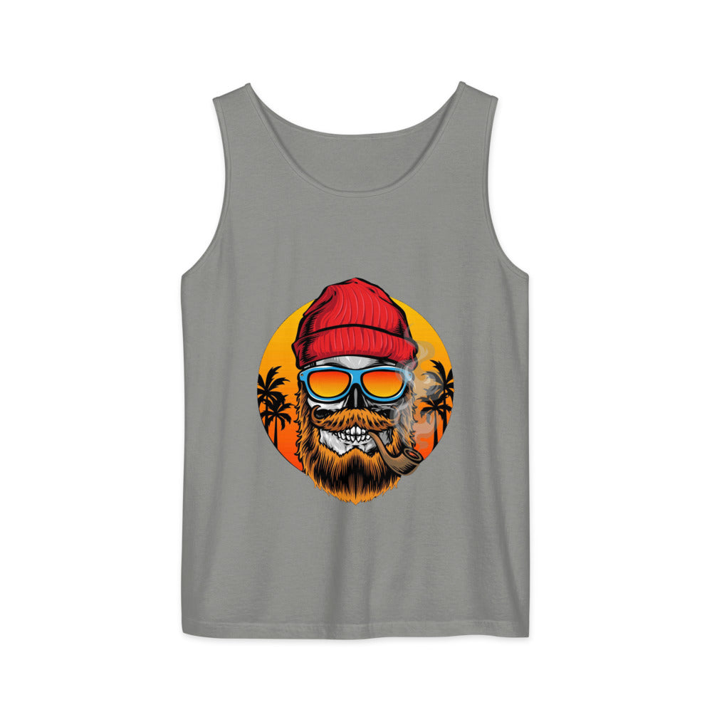Bearded man | Unisex Garment-Dyed Tank Top | Comfort Colors 9360